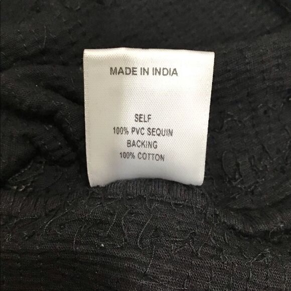 Beau Souci Marin Sequin Long Sleeve Top Size Large - Picture 7 of 11